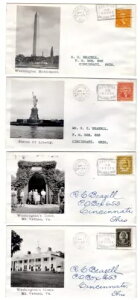 704-15 FDC 1/2c -10c Vg200NLORv[gZbg/12 Beazell Cachets