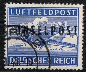 Dt. Field Post WWII Mi. No. 1 Rhodes Stamped�̔��s�AFA. Brunel.-