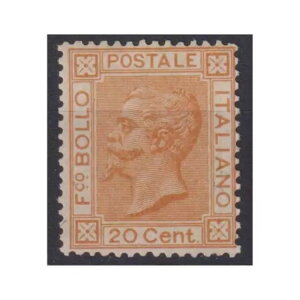 C^A 1877 20 Centesimi N.28 G.I MNH** 2 Cert.