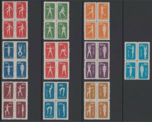 ���� - 1952�AS4 - ���W�I�ɂ��̑� - Sc #140/150 - �I���W�i�� - MNH - NGAI