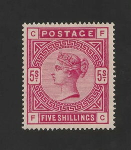 �O���[�g�u���e�� #108 (SG #180) XF MVLH - 1884 5sh �r�N�g���A - SCV $1,100.00