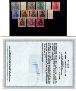 Dr-Germania t[fXhbN 83/93I NTX ** Mnh Postfrisch Bpp Attest 1800eur (Aa7)