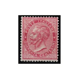 �C�^���A���� 1863 40�Z���g �����h�� �f �� ���[ N.L20 G.O MH* CERT.-