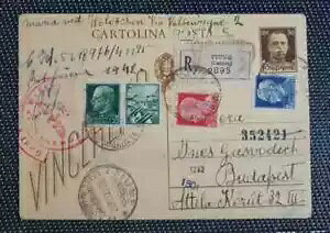 R.S.I. WHOLE KINGDOM C. 30 WE WOLL WIN 1943年10月25日にブダペストで使用。2IP12-