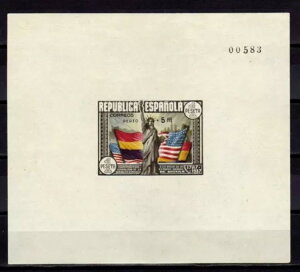 �X�y�C����񋤘a�� 1938 Edifil 766s * MH ��I���W�i�����o�[ - �O���[ �I�s�j�I�� -