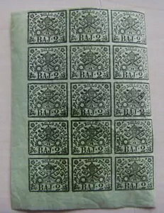 �C�^���A ���c�� �~�V�F�� No. 3 15 �u���b�N �R�[�i�[�G�b�W �قƂ�� * * MNH-