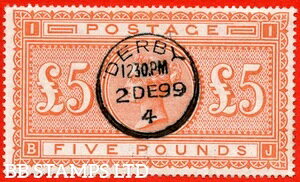 SG. 137. J128a. " BJ ". 5.00|h IWBf炵 " 1899N122 _[r[ B77482