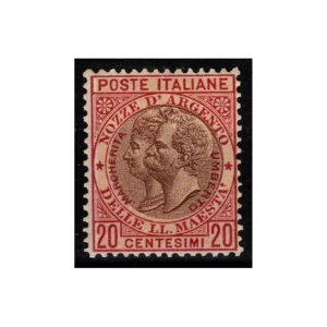 �C�^���A���� 1893 �N �⍥�� �E���x���g N.64A G.I MNH** �����ؖ���