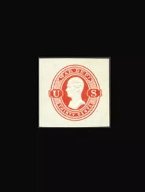 米国切手-エアログラム-ミントOG＆H、XF S#UO29 1873年レイ発行、ダークレッド