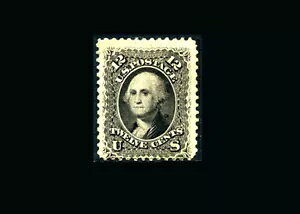米国切手ミント、オリジナルガムヒンジ F/VF S#69 大きな余白、良好な色、わずかに