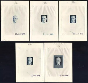 I[XgA 1948 ANK 939 MICHEL 927 J[Ei[m tF[Yvg J[ ATTEST RR-