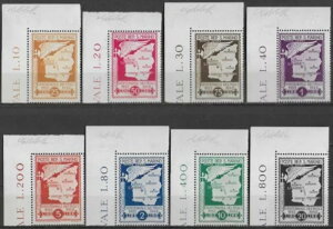 1943NT}mqXX Fasci 8vB MNH Tb\[l n. 26/33`