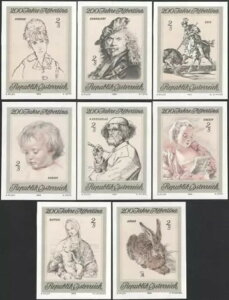 �I�[�X�g���A ANK 1337 U - 1344 U MICHEL 1307 U - 1314 U ALBERTINA IMPERATED ** RR-