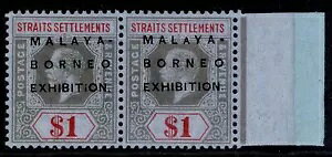 �}���[�V�A - Straits GV SG247 + 247d�A$1 SMALL A �y�A�ANH MINT�B�J�^���O���i ?1950+