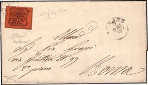 ���c���� 1870 - 10 c.�������B 26 �A���o�i�� p. R1 x ROME SPL ? 13,500-