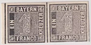 �o�C�G����Mi.No. 1 I a Pl. 1��1�g+�s���s�ׁA1849�N�A�ؖ����t��