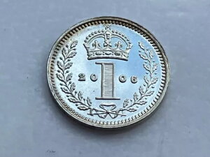 2006N }EfBE 1yX 1D - GUxX2 Vo[ v[t (.925) 0.47g 11mm KM# 898