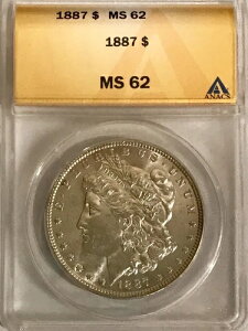 1887�N�����K�����1�h�� MS62 ANACS�F��