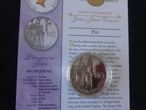 2002�N �V���o�[�v���[�t �t�B�W�[ 10�h���d�� + COA ���� �S�[���f���W���r���[ ���C�����~���g