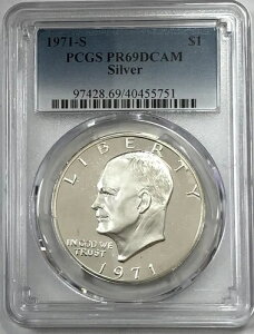 1971-S Vo[ AC[n[ h PCGS PR69DCAM - IKE ̃gbvZ[