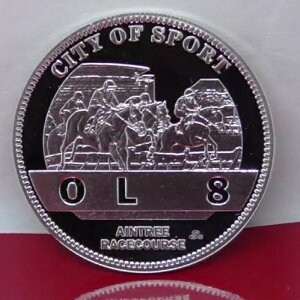 .925 シルバーメダル メダリオン 800周年記念 スポーツシティ エイントリー プラスチックケースなし