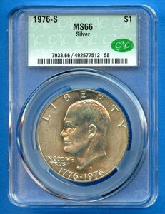 1976 S MS66 CAC AC[n[ 1h č  1976-S MS-66 CACG