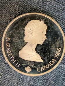 1988年カナダ カルガリーオリンピック フリースタイルスキー シルバー 20ドル 箱なし
