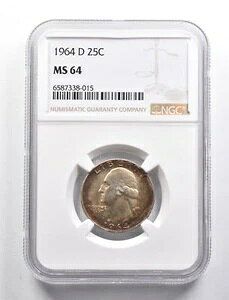 MS64 1964-D ���V���g���N�H�[�^�[ NGC - �S�[���f���G���h�I�u���[���g�[�� *4992