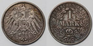 �h�C�c�鍑 1907-F 1�}���N KM# 14 �V���g�D�b�g�K���g������ ���E���