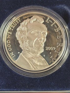 2009年 P $1 エイブラハム・リンカーン記念銀貨