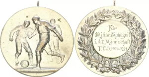 ワイマール 1921 メダル 10 年間メンバー IN Der 1. Team Des Fcs 75978
