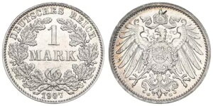 鍑1}Nݕ J.17 1907 G XF/Vz-Prfr. 90169