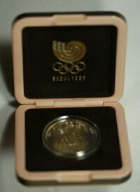 1988年ソウルオリンピック 5000ウォン 韓国銀貨プルーフ。OGP付き