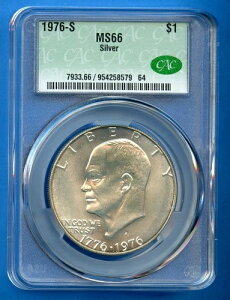 1976 S MS66 CAC AC[n[ 1h č  1976-S MS-66 CACG