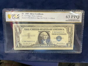 1957�N A 1�h���⌔ PCGS 63 PPQ �`���C�X ������