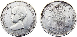 XyC 1890 *18-90 PGM 5yZ^  90.0% VF