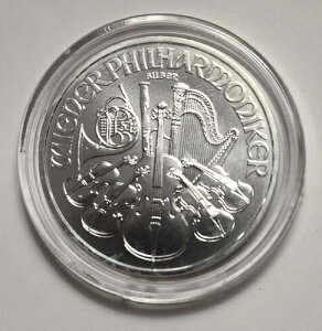 2023年 1.50ユーロ銀貨 オーストリア・フィルハーモニー管弦楽団 1オンス ブリリアント 未流通コイン