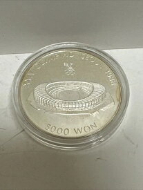 韓国 1988年ソウルオリンピック 5000ウォン銀貨プルーフ地金