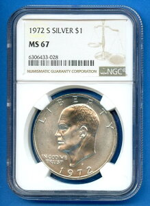 1972 S NGC MS67 AC[n[ ACN h 1 h č  1972-S MS-67