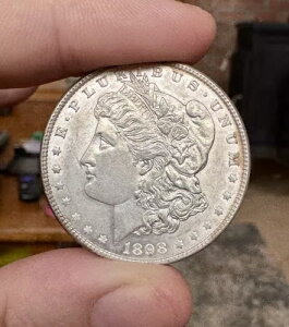 ڂɌ { ???? 1898-P K IMO AU + Near MS Unc