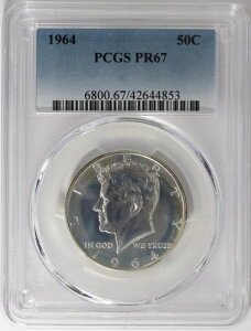 1964N PlfB v[t Vo[ n[th PCGS PR67 50Zg