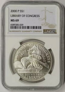 2000-P c}ٔs Vo[_[ LOݕ $1 MS 69 NGC