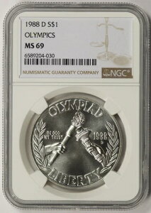 1988-D \EIsbNLO 1h MS 69 NGC