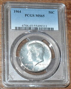 AJ 1964N JFK PlfB 50Zg - PCGS MS 65 - F BU čRC