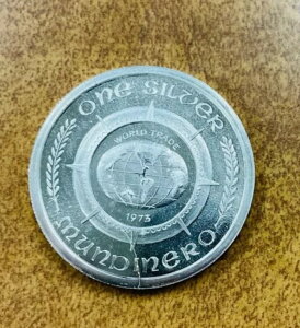 1973�N Mundinero Wade-Ventures World Trade 1�I���X 999 �V���o�[ ���E���h �_�C �N���b�N�B