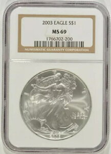 2003N AJ Vo[ C[O 1h NGC MS69 1766702-200