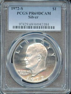 PCGS - AC[n[EACNE_[ - 1h - 1972N SVo[ - PR-69-DCAM - 97429