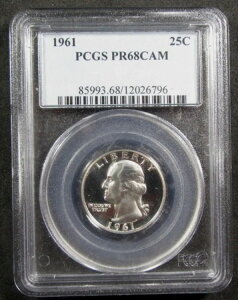 1961N 25Zg PCGS PR68 JIBJI̕\ʂŁAɊ󏭂łB(1024104)
