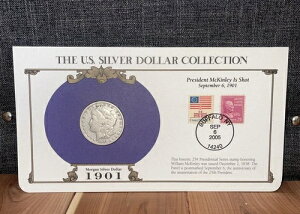 1901-O モルガン銀貨 1ドル硬貨コレクション - 記念切手カード