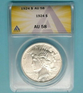 1924N ANACS AU 58 s[XVo[_[AAJO 1h